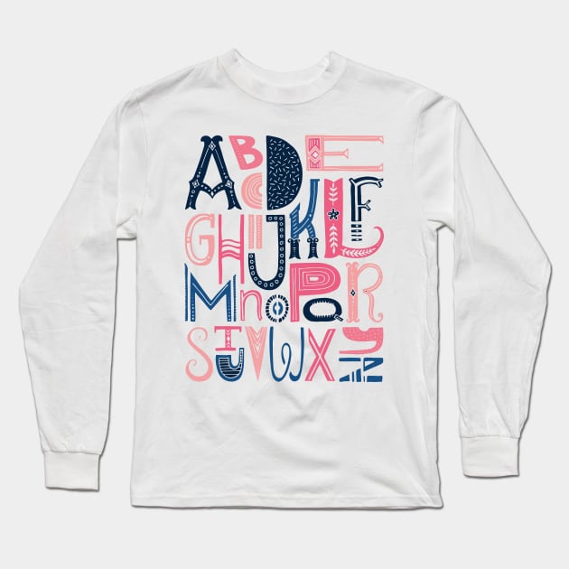 Alphabet Long Sleeve T-Shirt by Favete